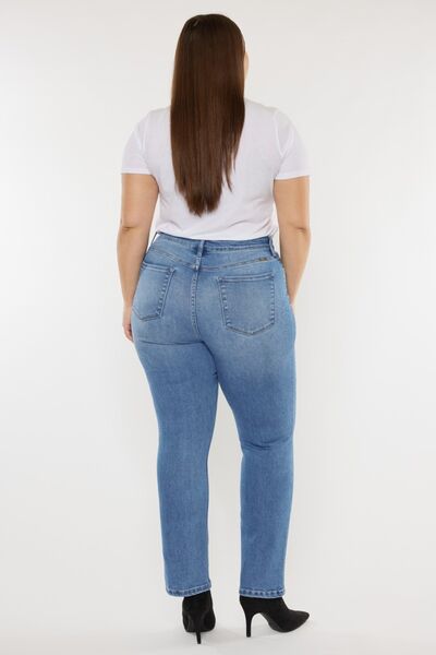 Kancan Full Size Cat's Whiskers High Waist Jeans - Shop All Around Divas