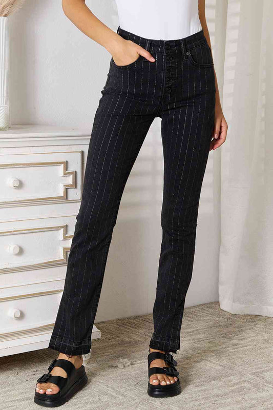 Kancan Striped Pants with Pockets - Shop All Around Divas