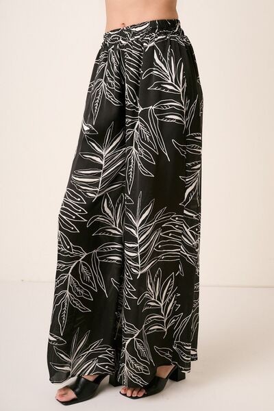 Mittoshop Printed Wide Leg Pants - Shop All Around Divas