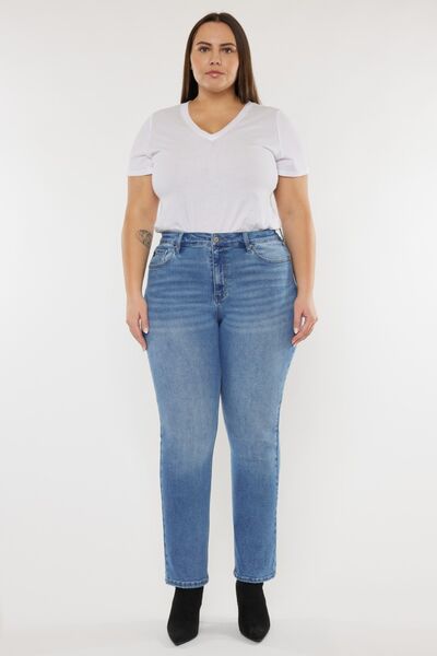 Kancan Full Size Cat's Whiskers High Waist Jeans - Shop All Around Divas