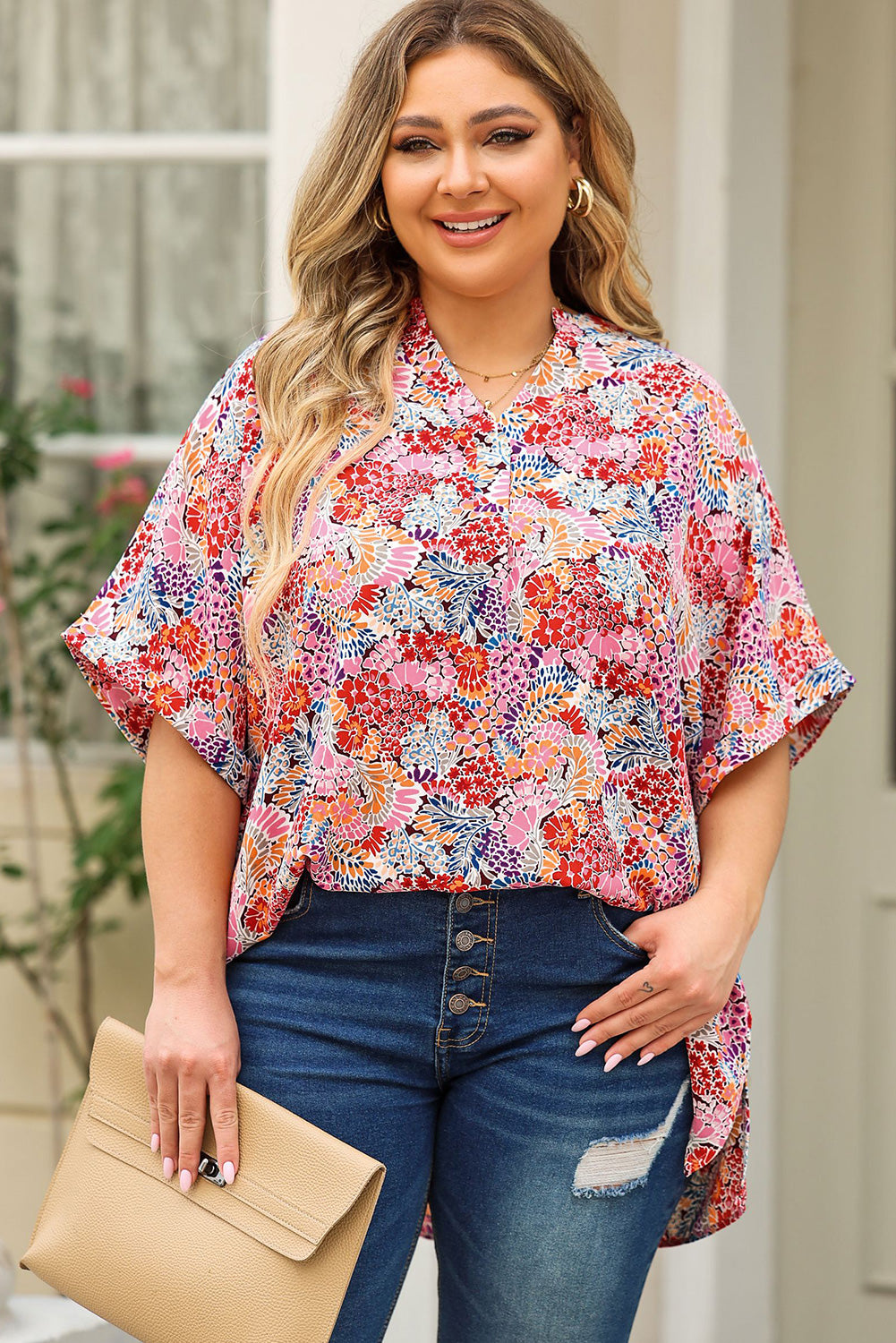 Victoria  Half Sleeve Top - CURVY  - 5 Styles - Shop All Around Divas