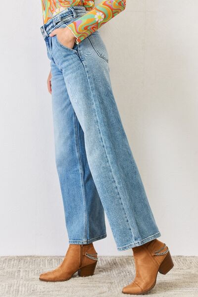 Kancan High Waist Wide Leg Jeans - Shop All Around Divas