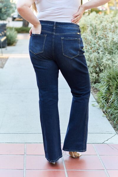 Kancan Full Size Slim Bootcut Jeans - Shop All Around Divas