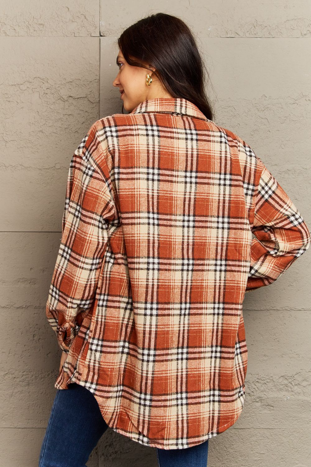 Katrina Plaid Shacket Jacket - 8 Colors - Shop All Around Divas