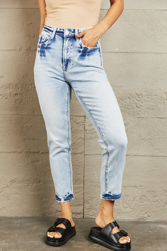 Lori High Waisted Accent Skinny Jeans