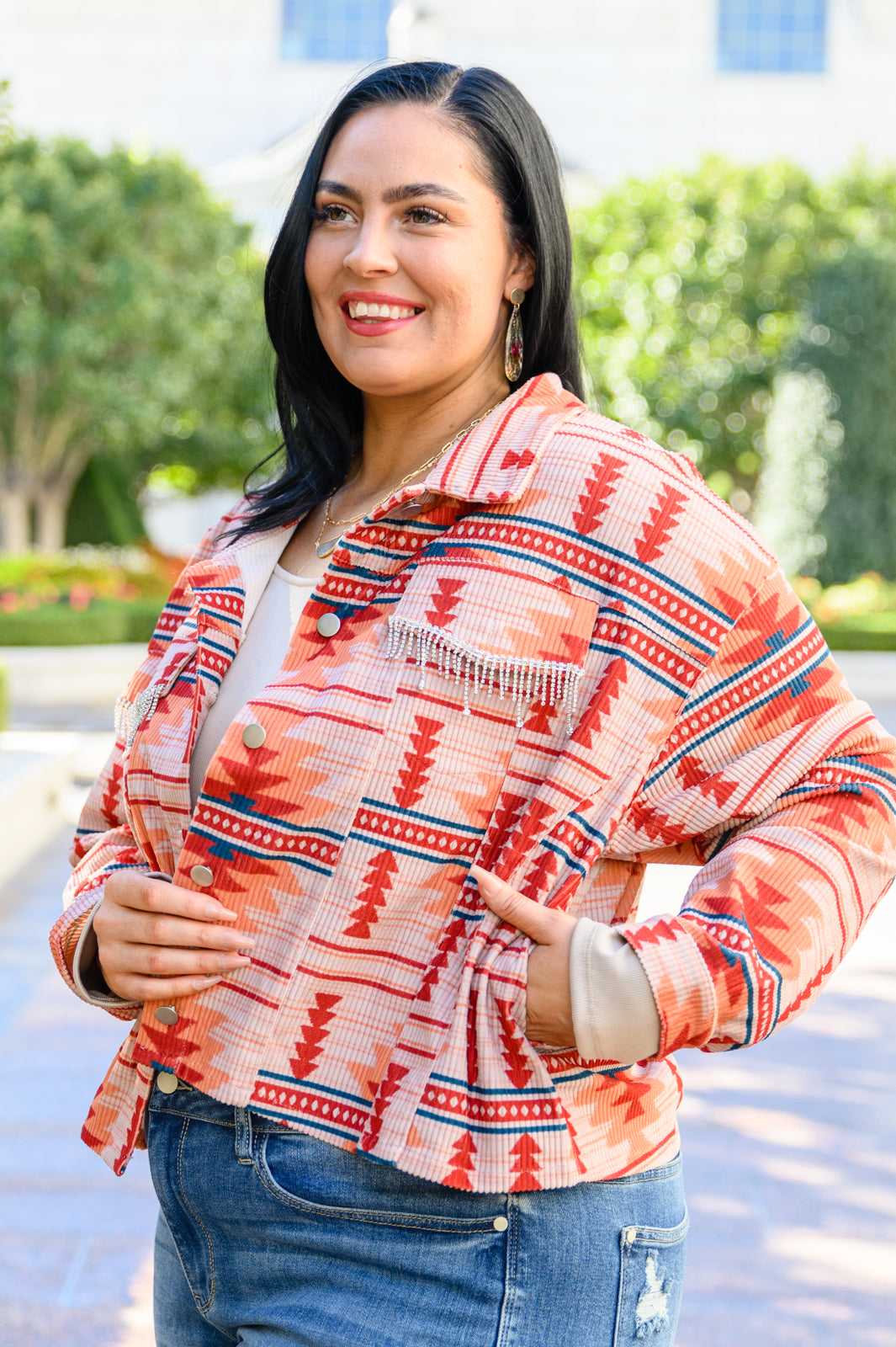 Breaking Free Western Print Jacket - Shop All Around Divas