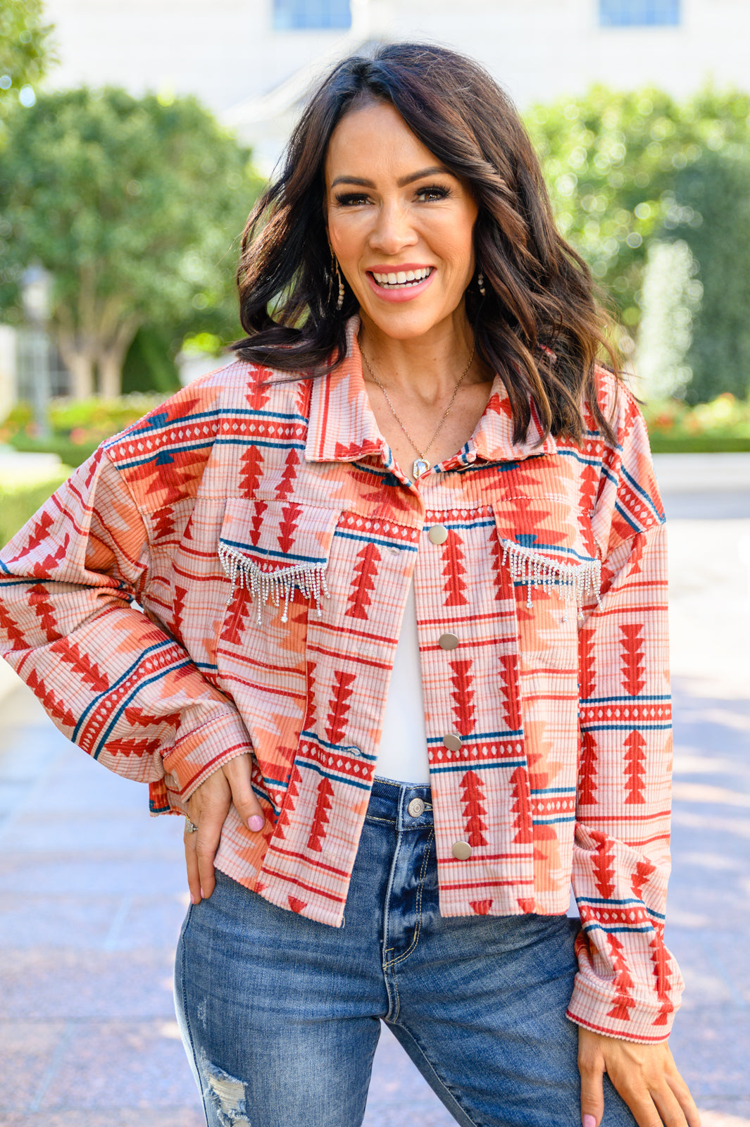 Breaking Free Western Print Jacket - Shop All Around Divas