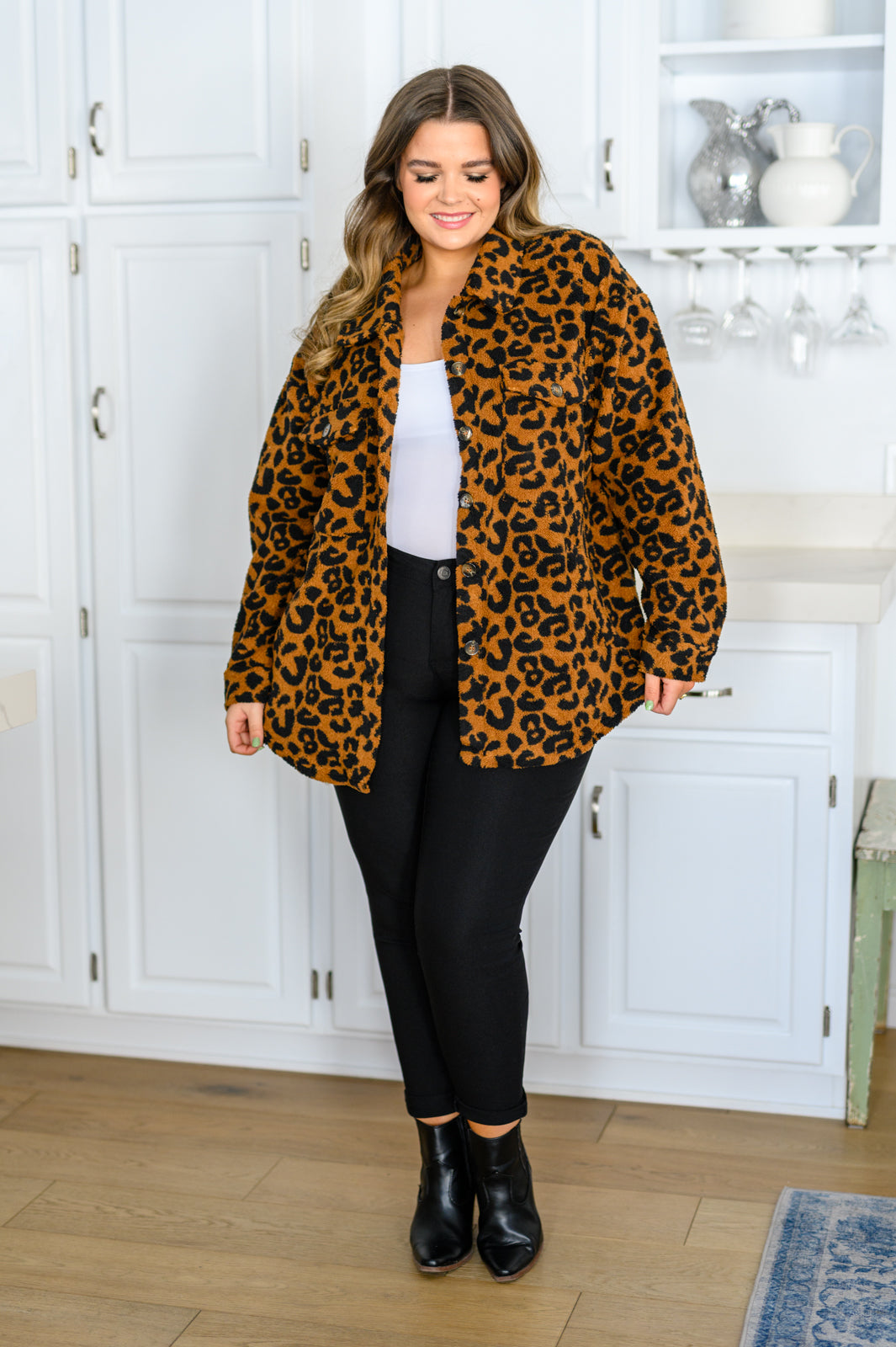 Castle Spotting Animal Print Jacket - Shop All Around Divas