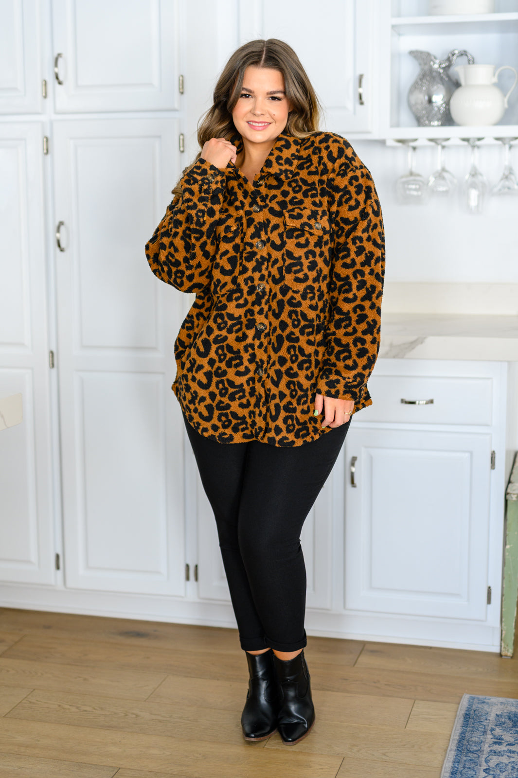 Castle Spotting Animal Print Jacket - Shop All Around Divas