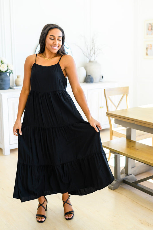 Classically Cool Tiered Maxi Dress - Shop All Around Divas