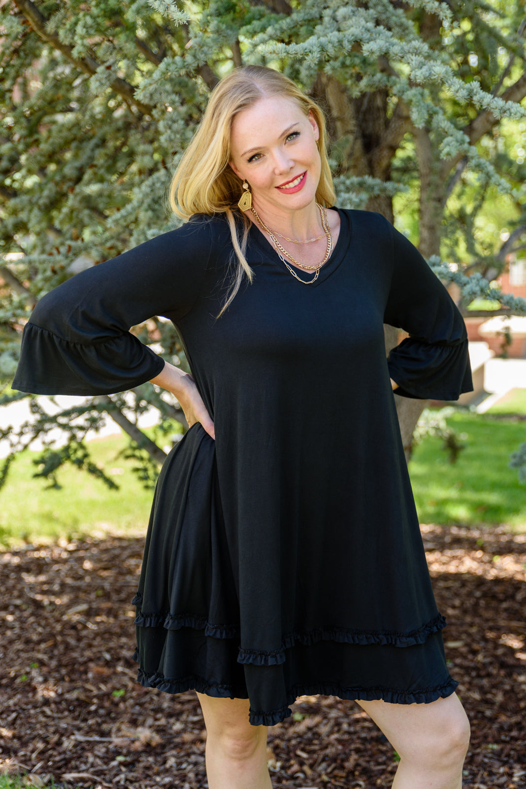 Coast Dress in Black - Shop All Around Divas