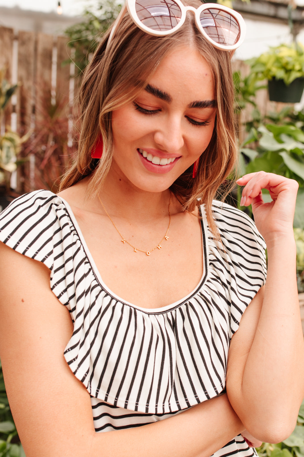 Extra Time Striped Top - Shop All Around Divas