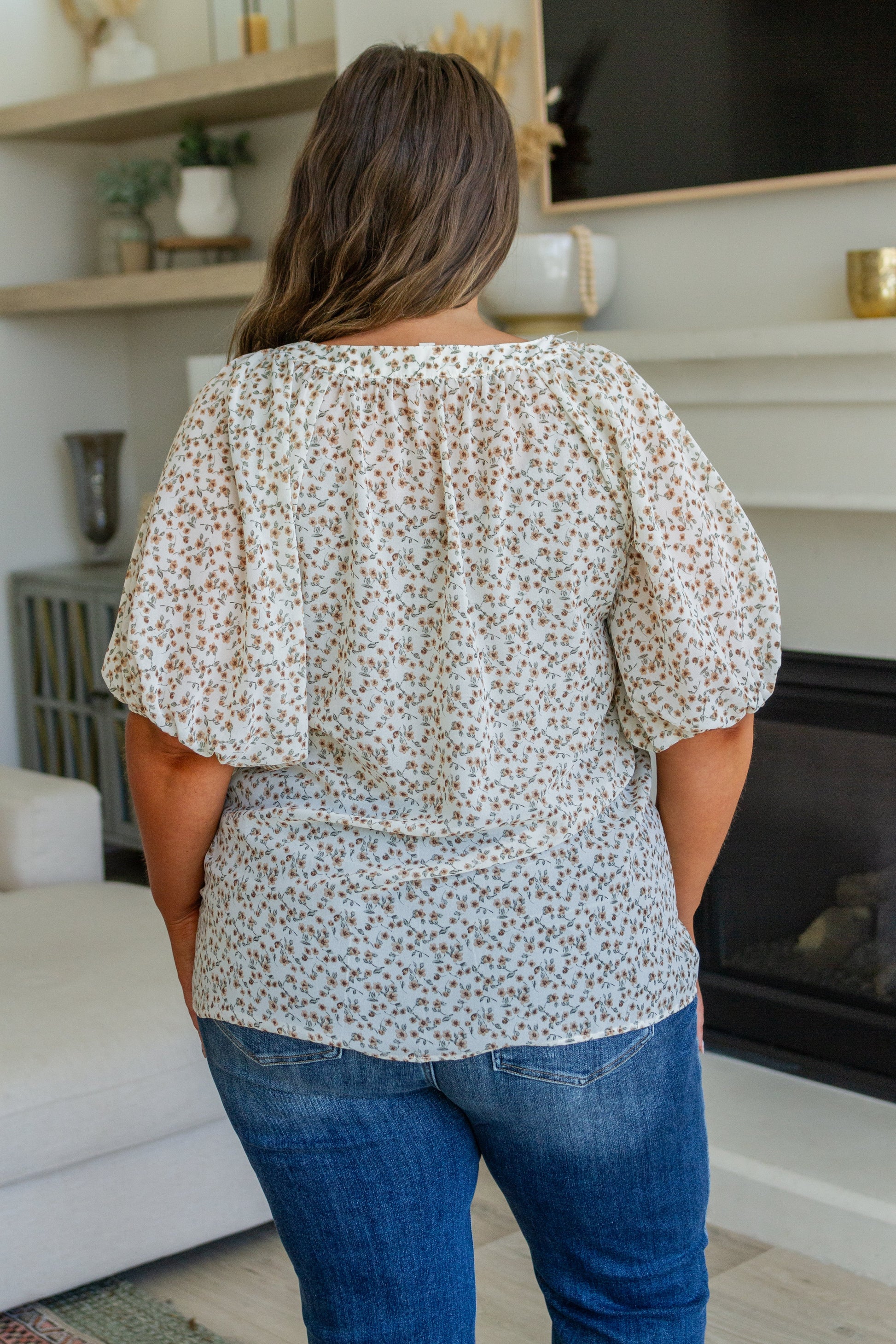 Fancy Me Floral Button Down - Shop All Around Divas