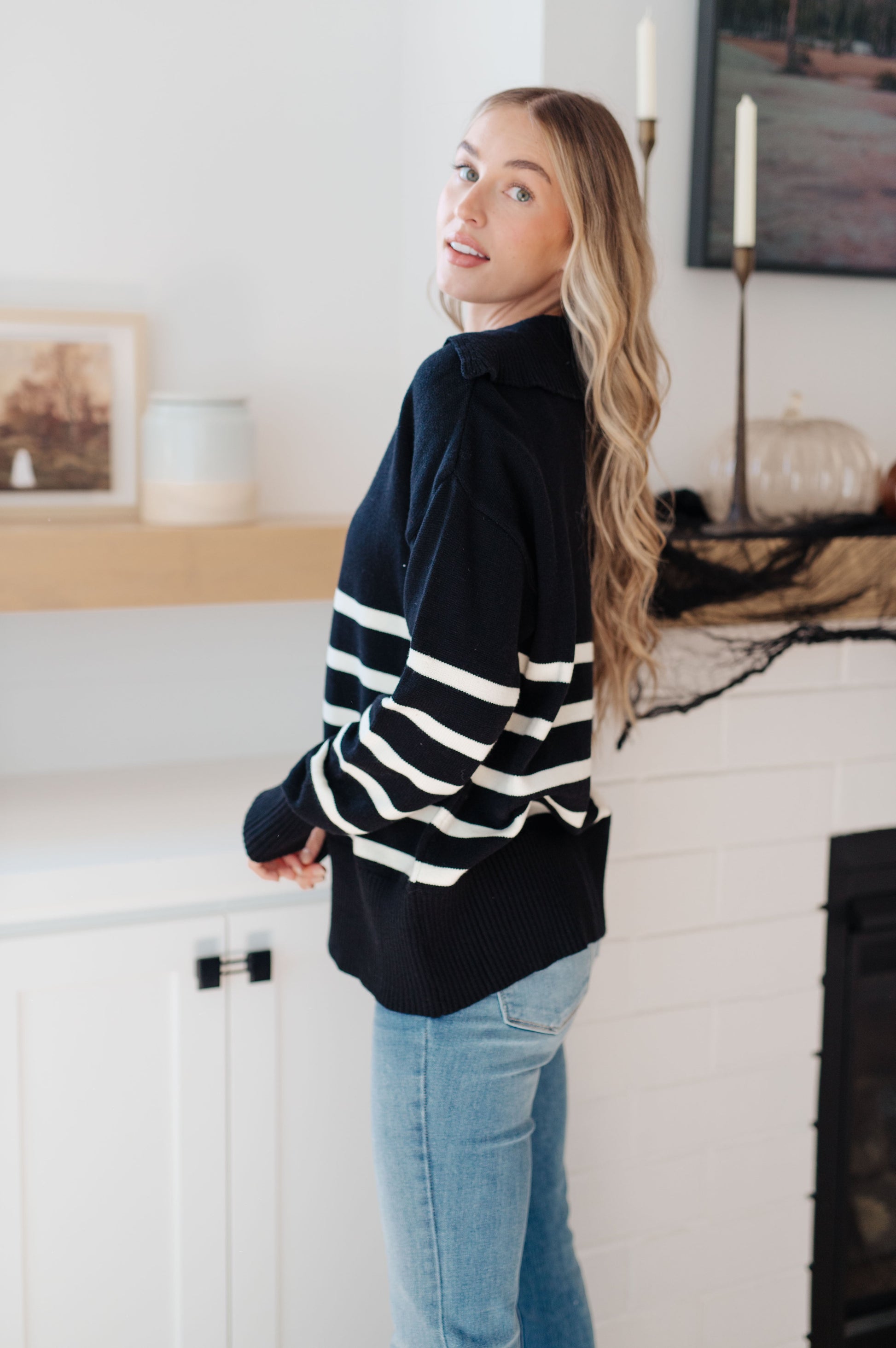 From Here On Out Striped Sweater - Shop All Around Divas