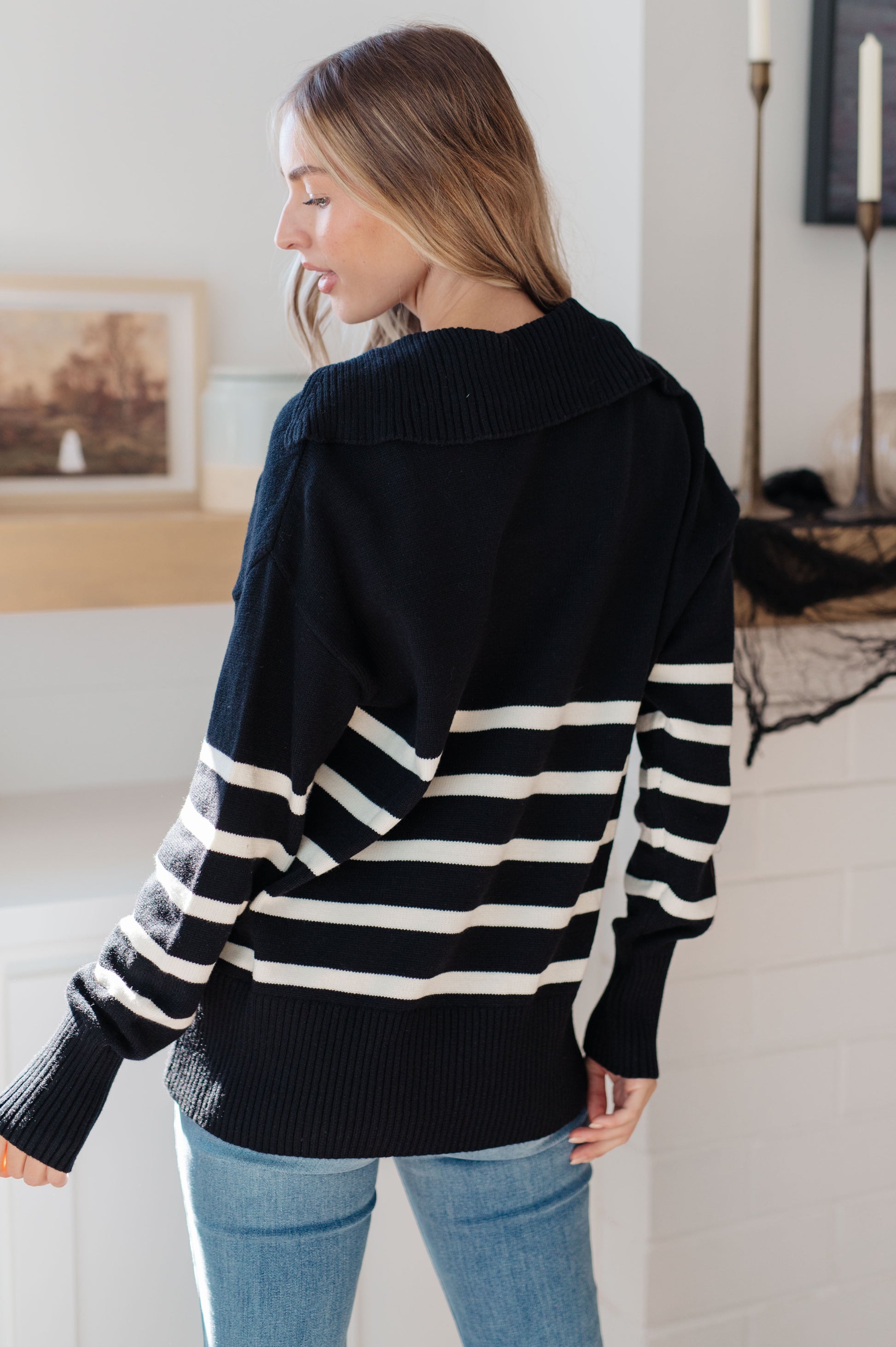 From Here On Out Striped Sweater - Shop All Around Divas