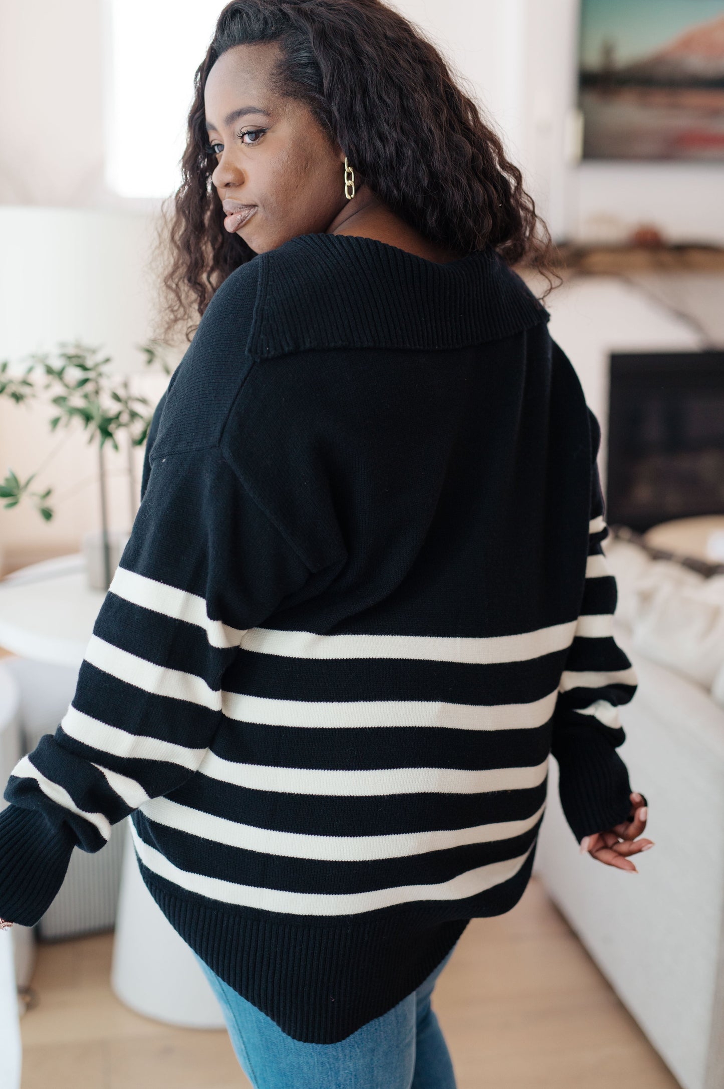 From Here On Out Striped Sweater - Shop All Around Divas