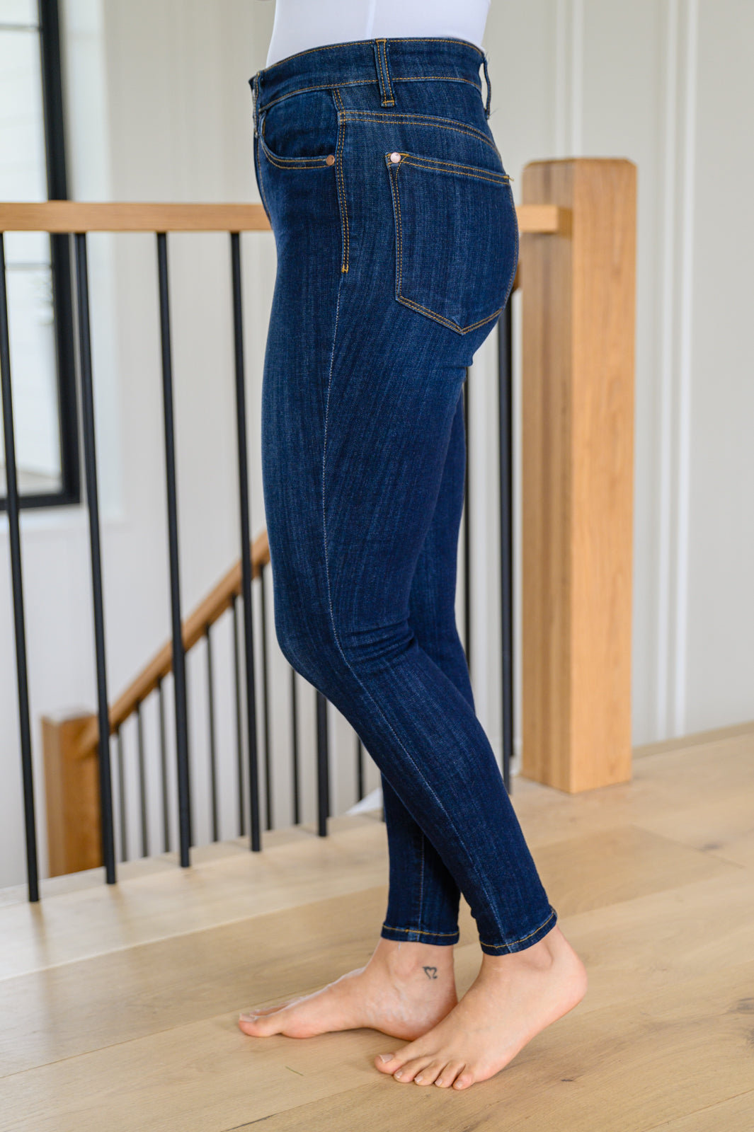 Georgia Back Yoke Skinny Jeans - Judy Blue - Shop All Around Divas