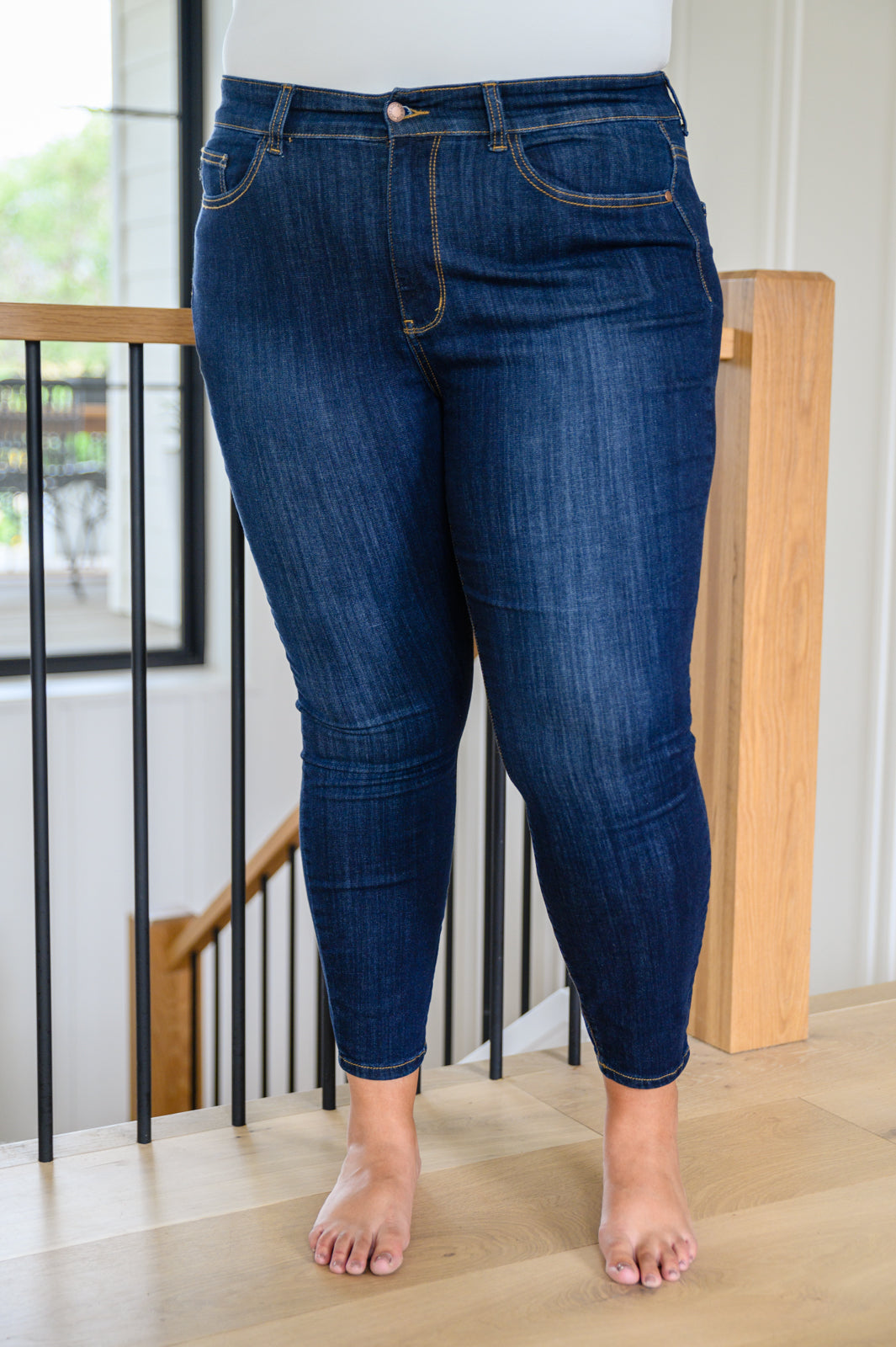 Georgia Back Yoke Skinny Jeans - Judy Blue - Shop All Around Divas