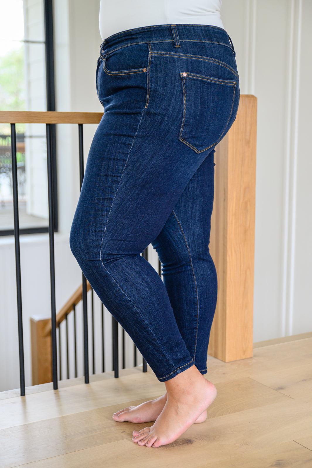 Georgia Back Yoke Skinny Jeans - Judy Blue