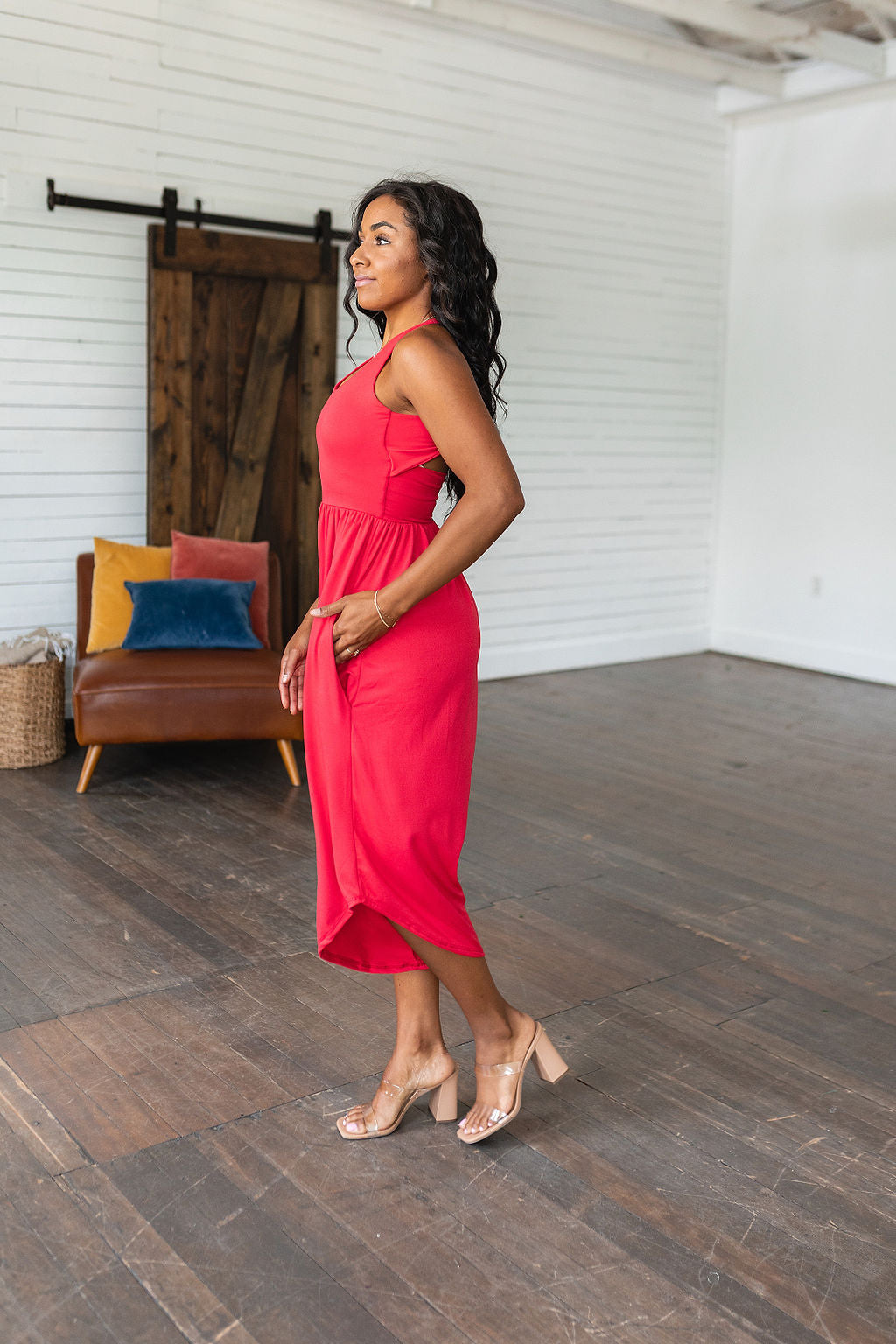 Good Idea Jumpsuit in Red - Shop All Around Divas