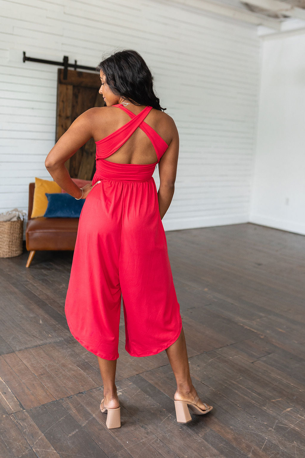 Good Idea Jumpsuit in Red - Shop All Around Divas