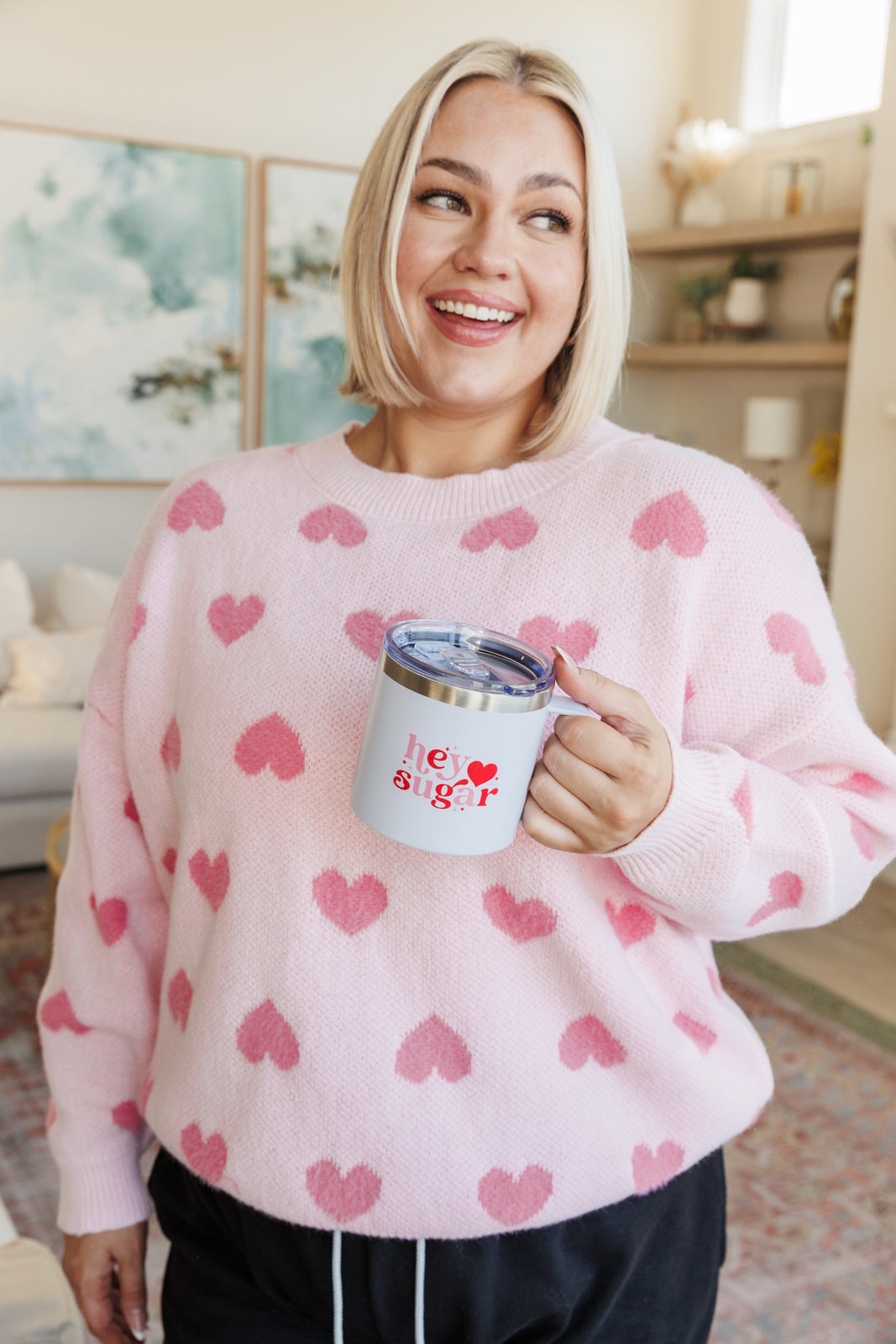 Hey Sugar 14 Oz Double Walled Travel Mug - Shop All Around Divas