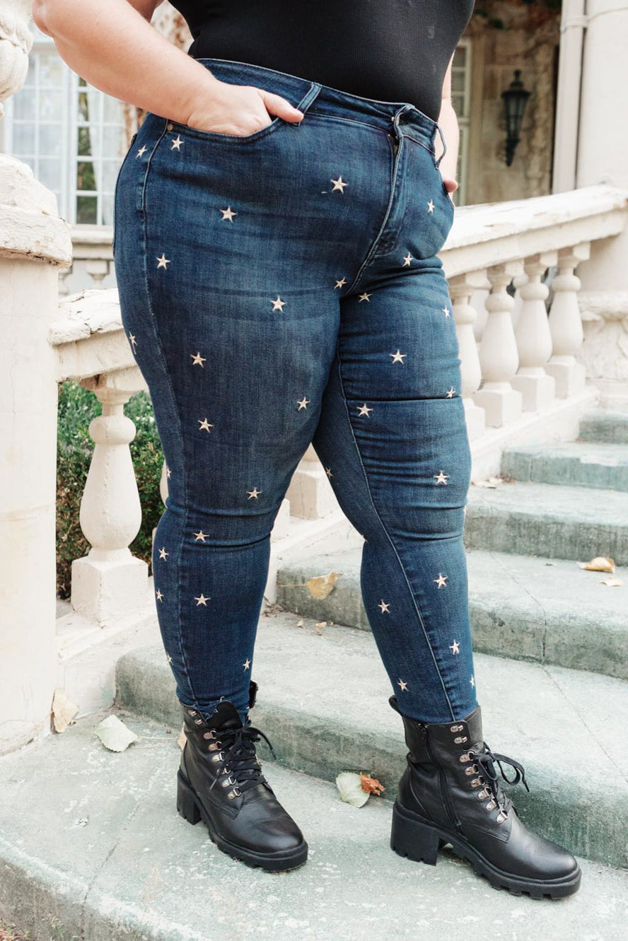 High Rise Starlight Skinnies - Judy Blue Judy Blue