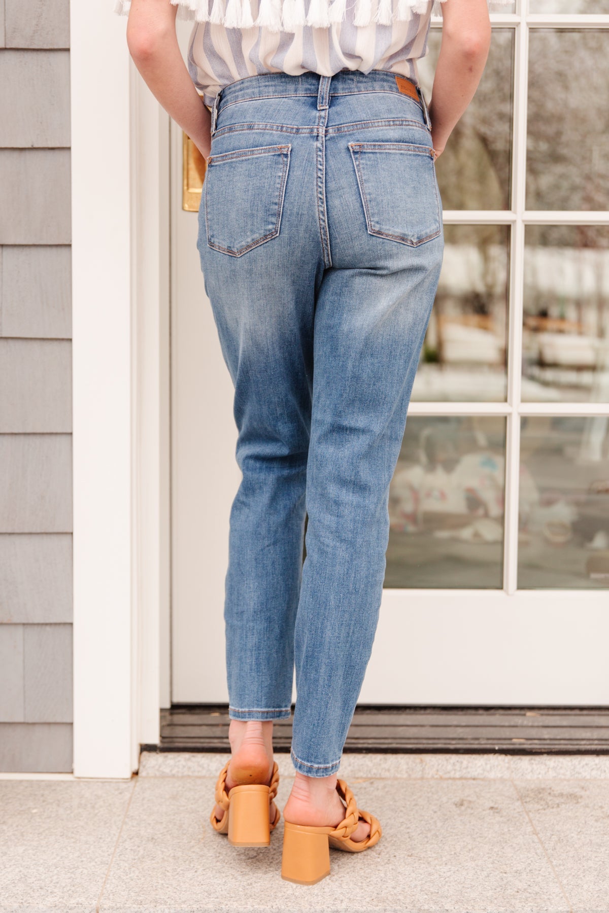 Jemma High Waist Slim Fit Jeans - Judy Blue - Shop All Around Divas