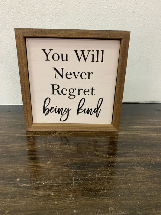 Being Kind Box Sign