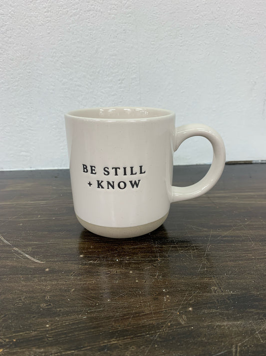 Be Still Stone Mug