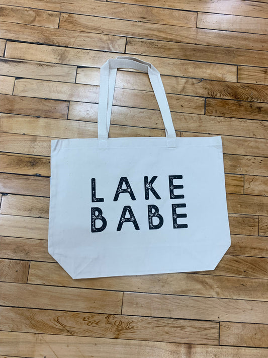 Lake Babe Tote Bag Love You a Latte Shop