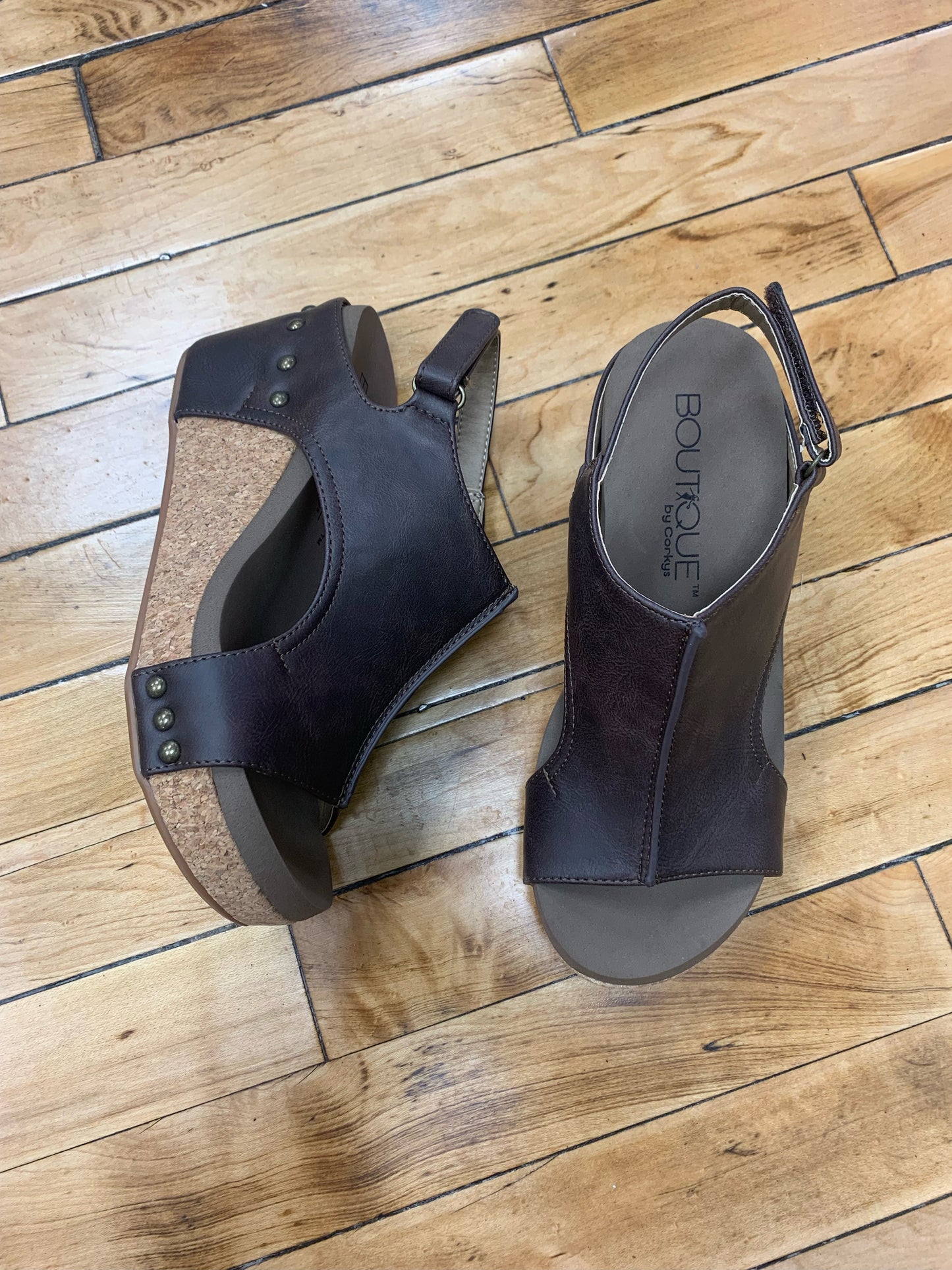 Carley Sandals - Chocolate Smooth