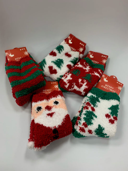 Christmas Fuzzy Socks