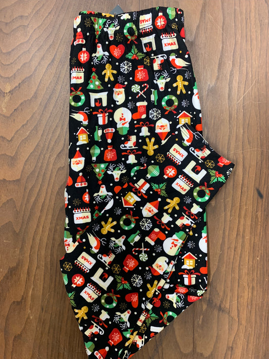 Black Xmas Variety Leggings