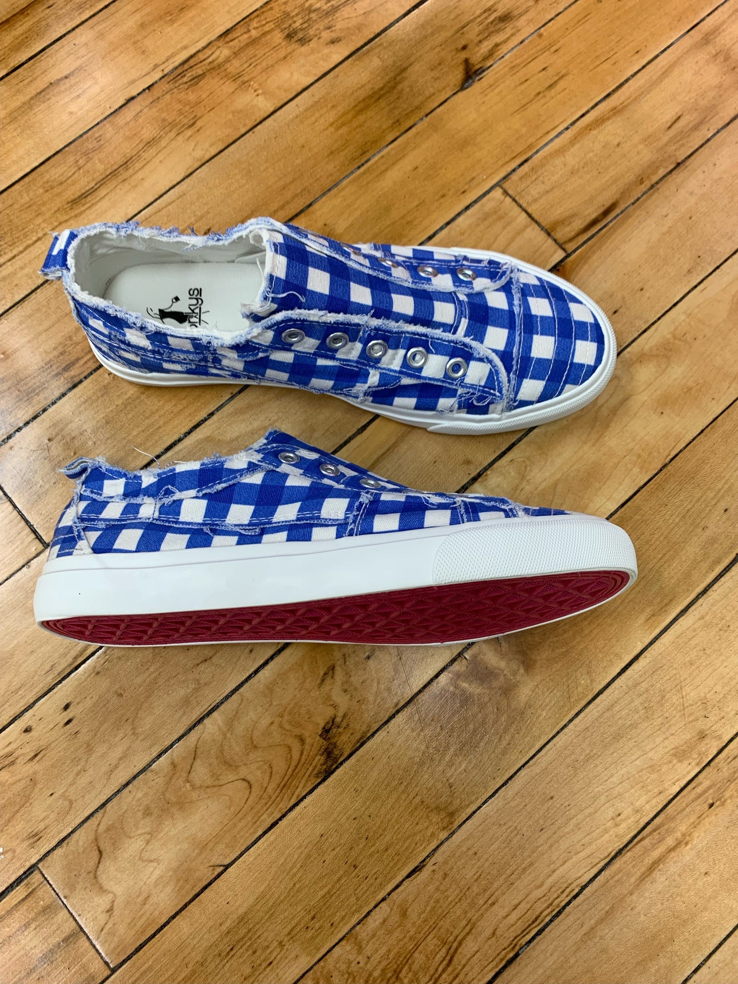 Babalu Corkys - Blue Gingham Corkys