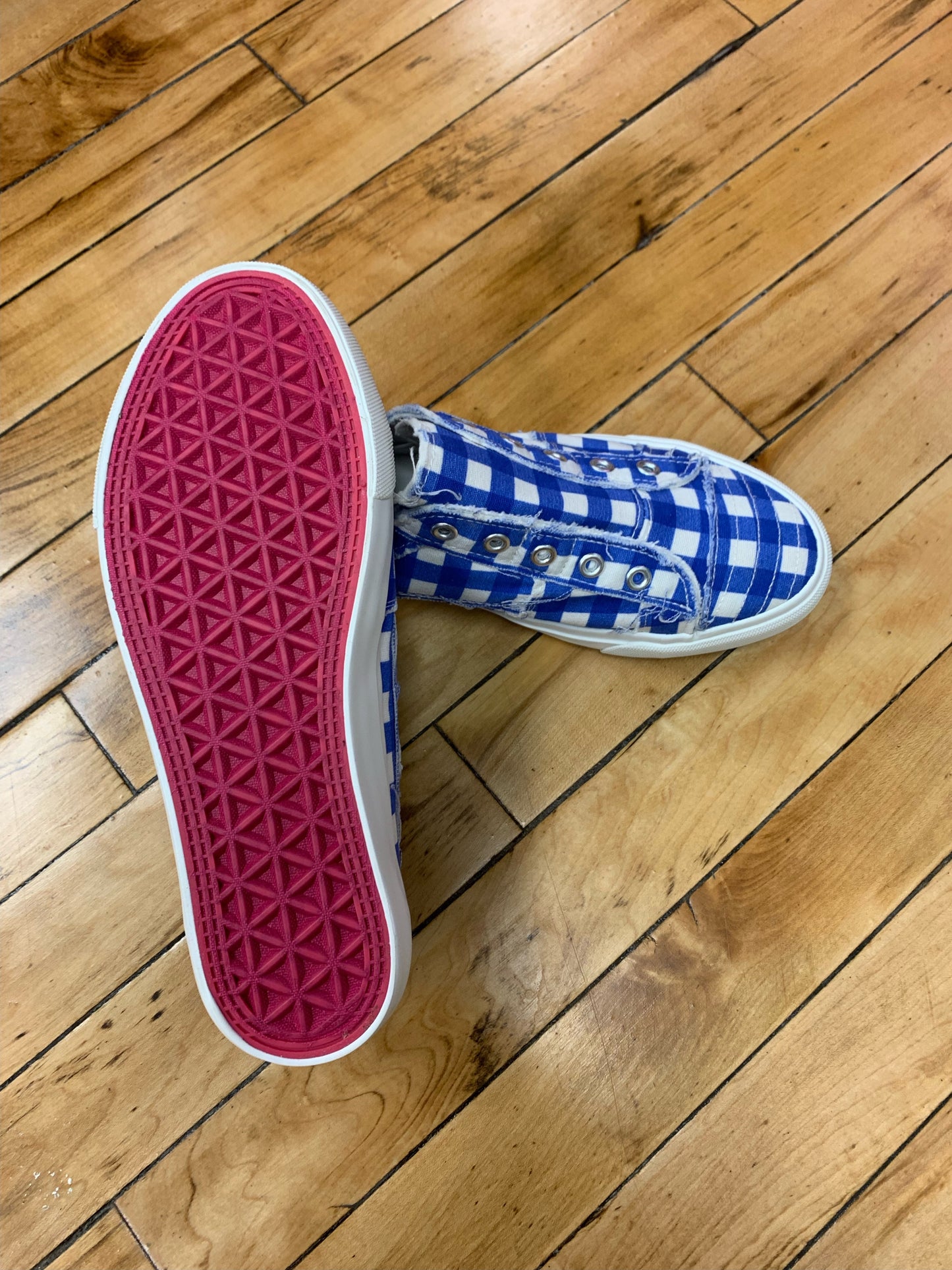 Babalu Corkys - Blue Gingham Corkys