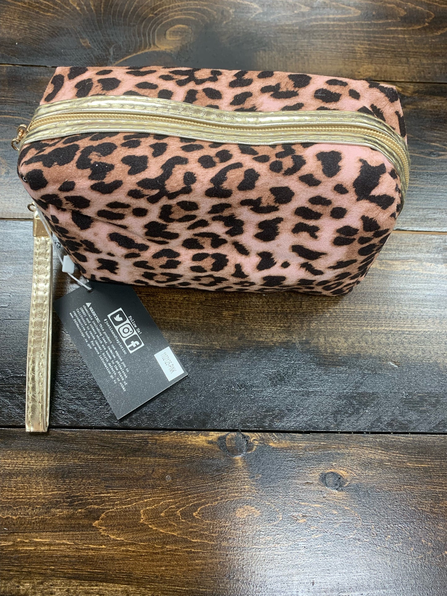 Leopard Cosmetic Bag