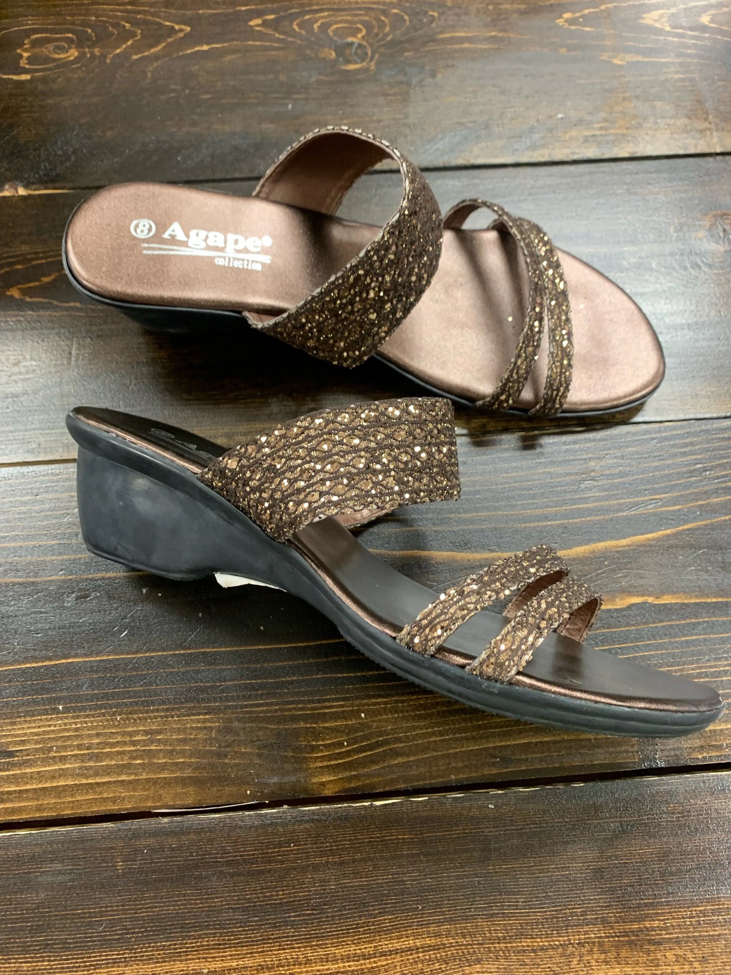 Bronze AGAPE Sandals Shop All Around Divas