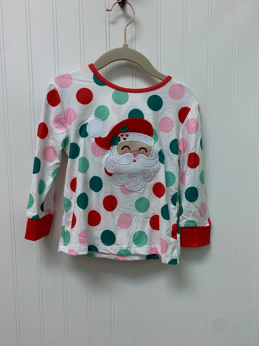 Kid's Santa Polka Dots Pjs