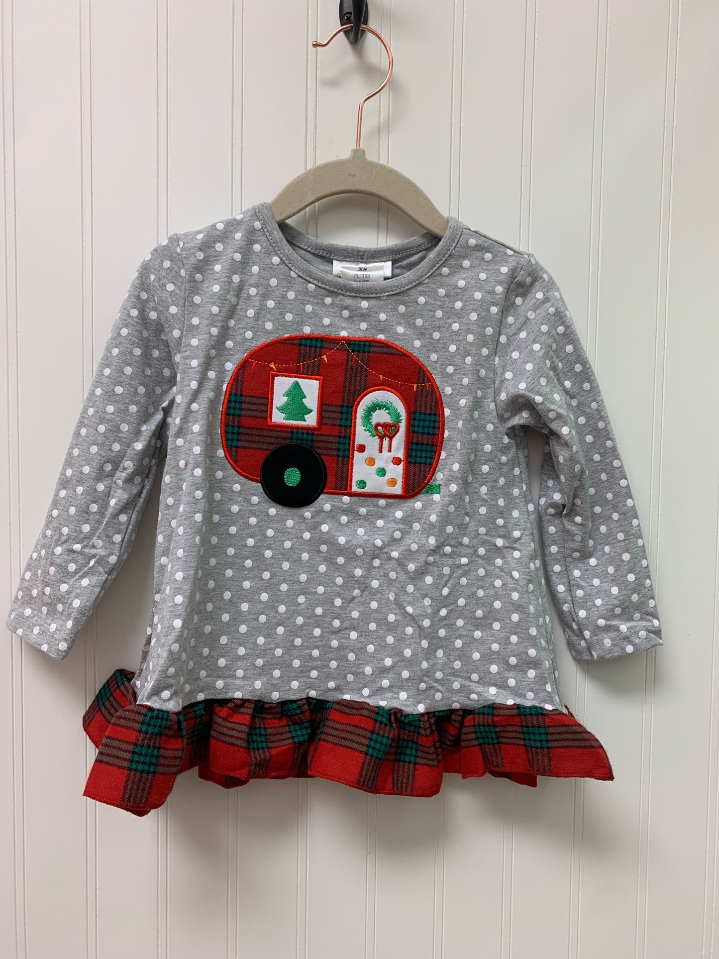 Kid's Christmas Camper with Ruffles