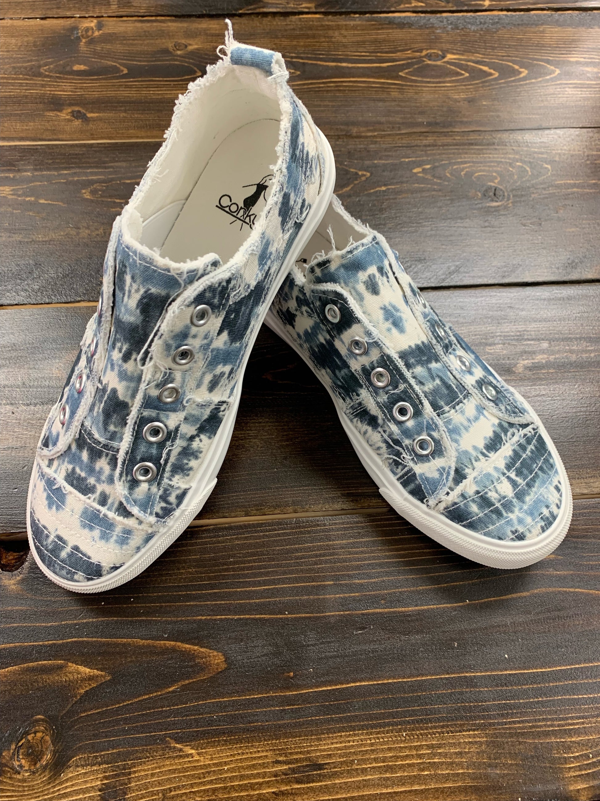 Babalu Corkys - Blue Tie Dye Corkys