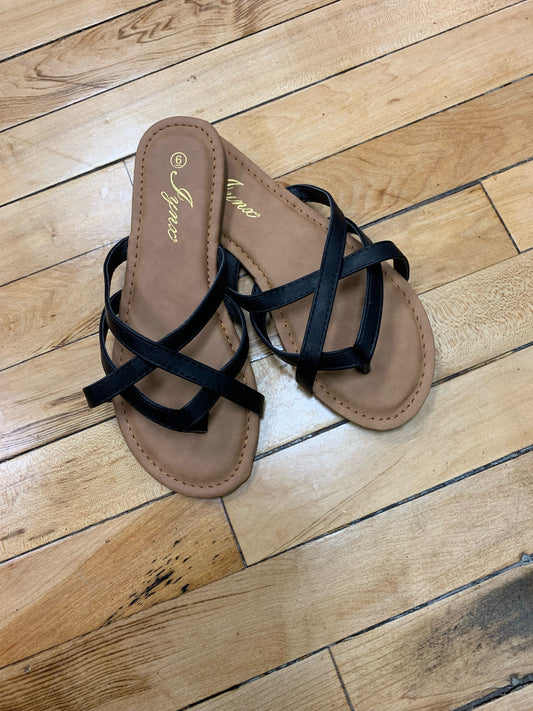 Apple Sandal - Black Lynx