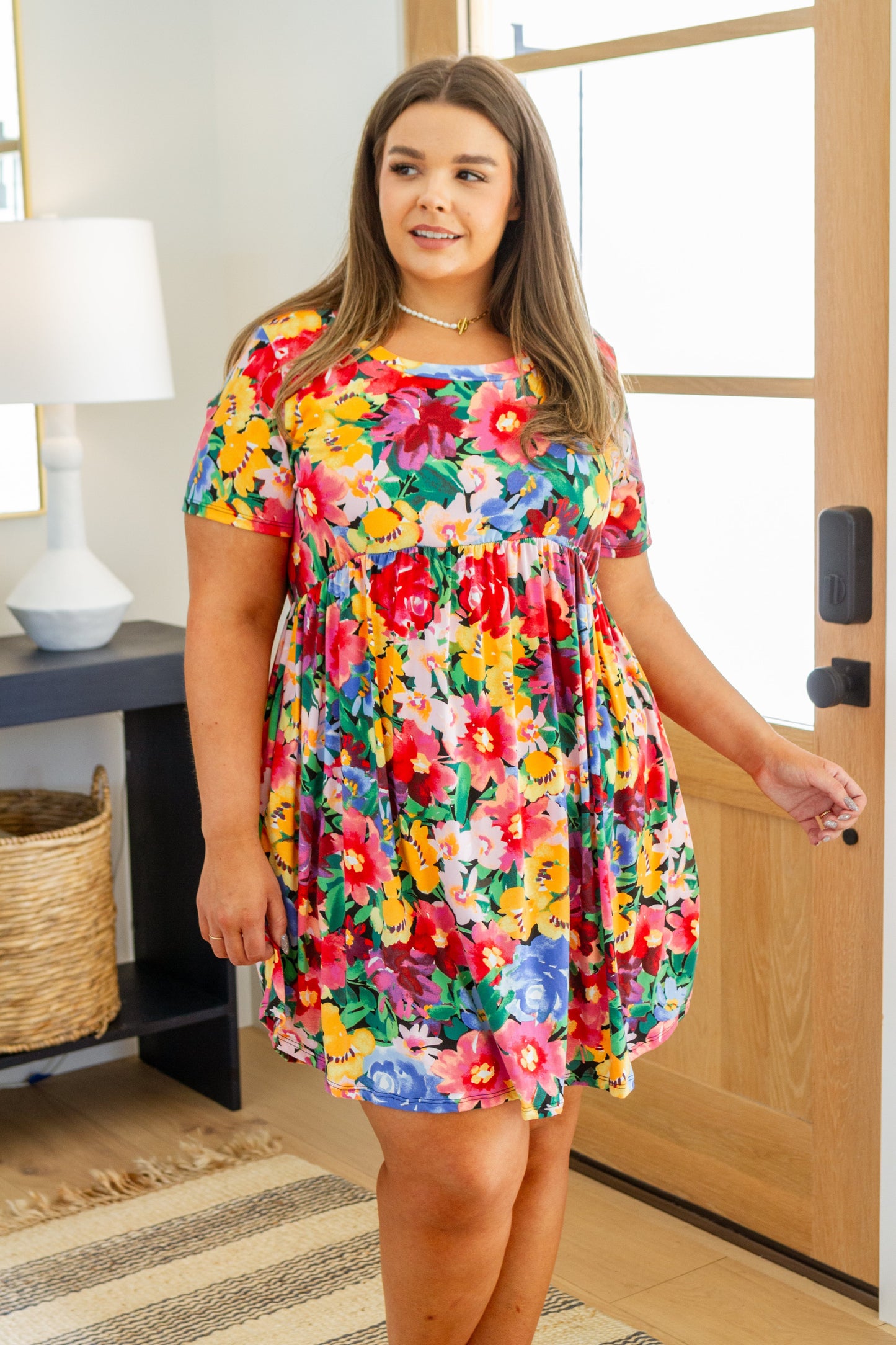 In The Garden Floral Dress - Shop All Around Divas