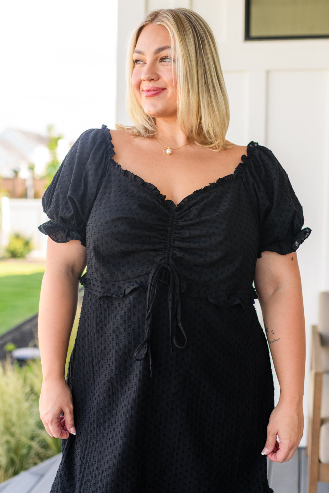 It's Cocktail Hour Ruffle Detail Dress - Shop All Around Divas