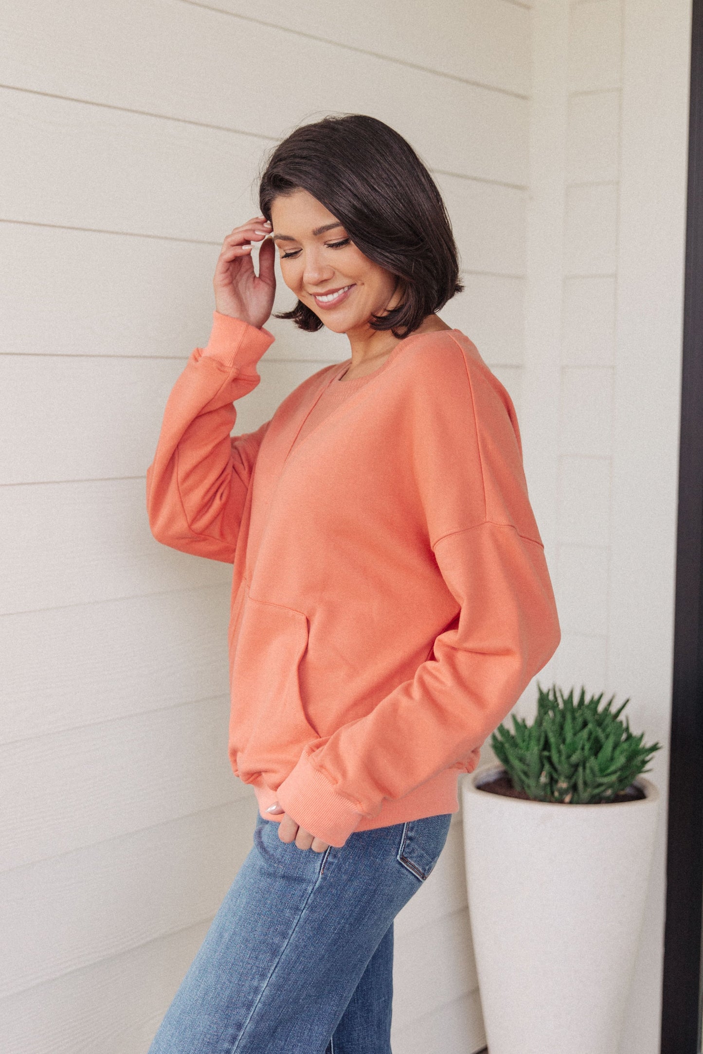 Layer Me Up Crewneck Pullover - Shop All Around Divas