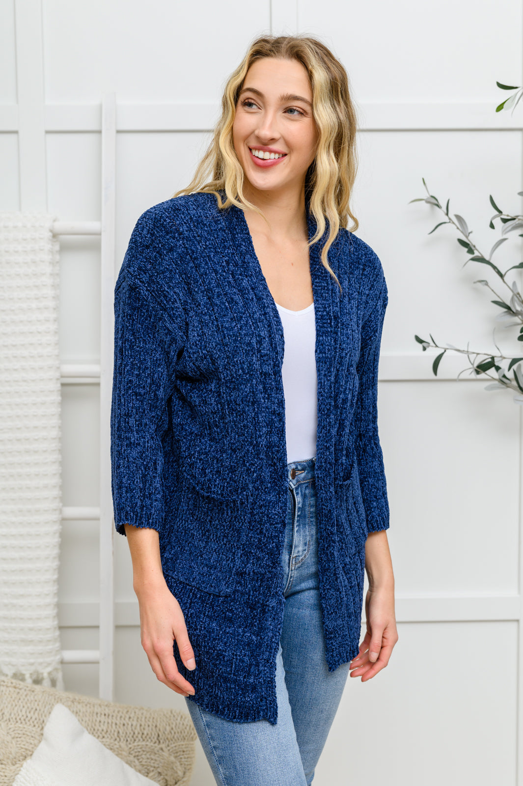 Mountain Mornings Cardigan In Navy - Shop All Around Divas