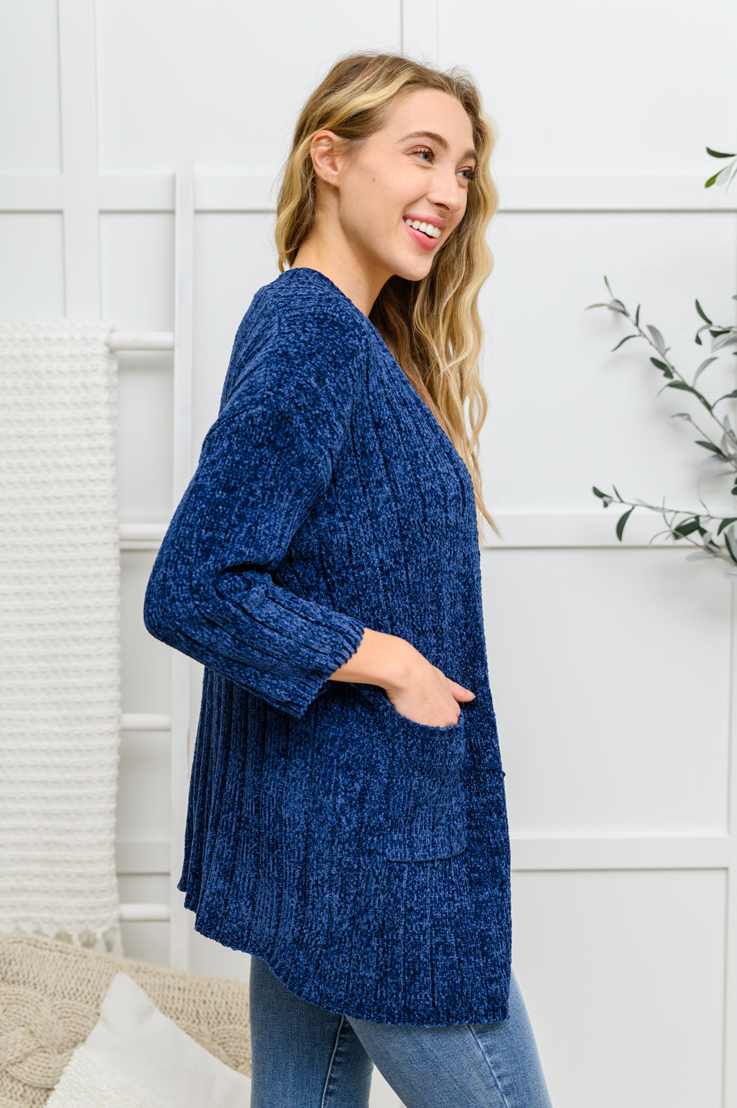 Mountain Mornings Cardigan In Navy - Shop All Around Divas