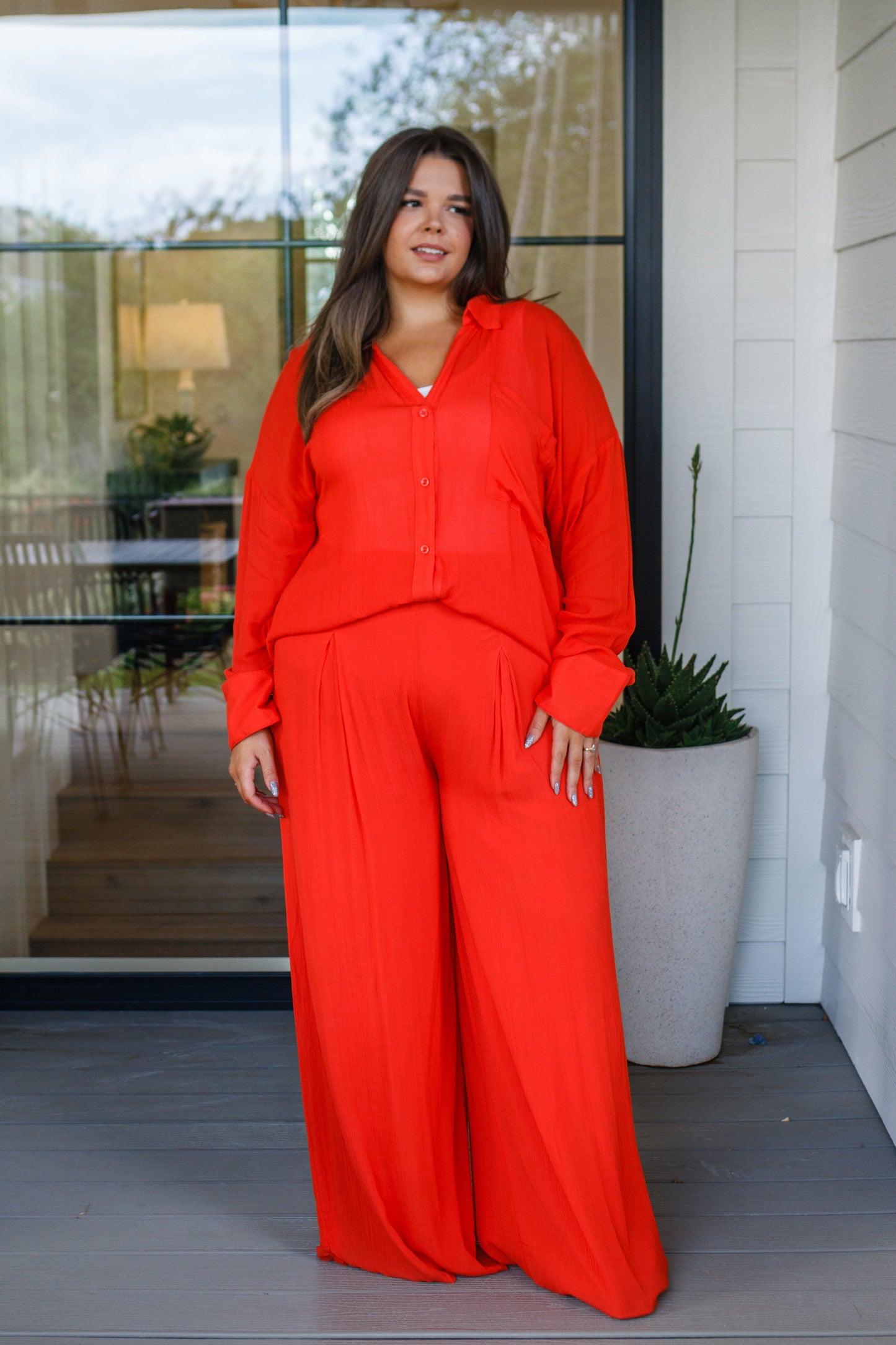 Not So Subtle Wide Leg Pants - Shop All Around Divas