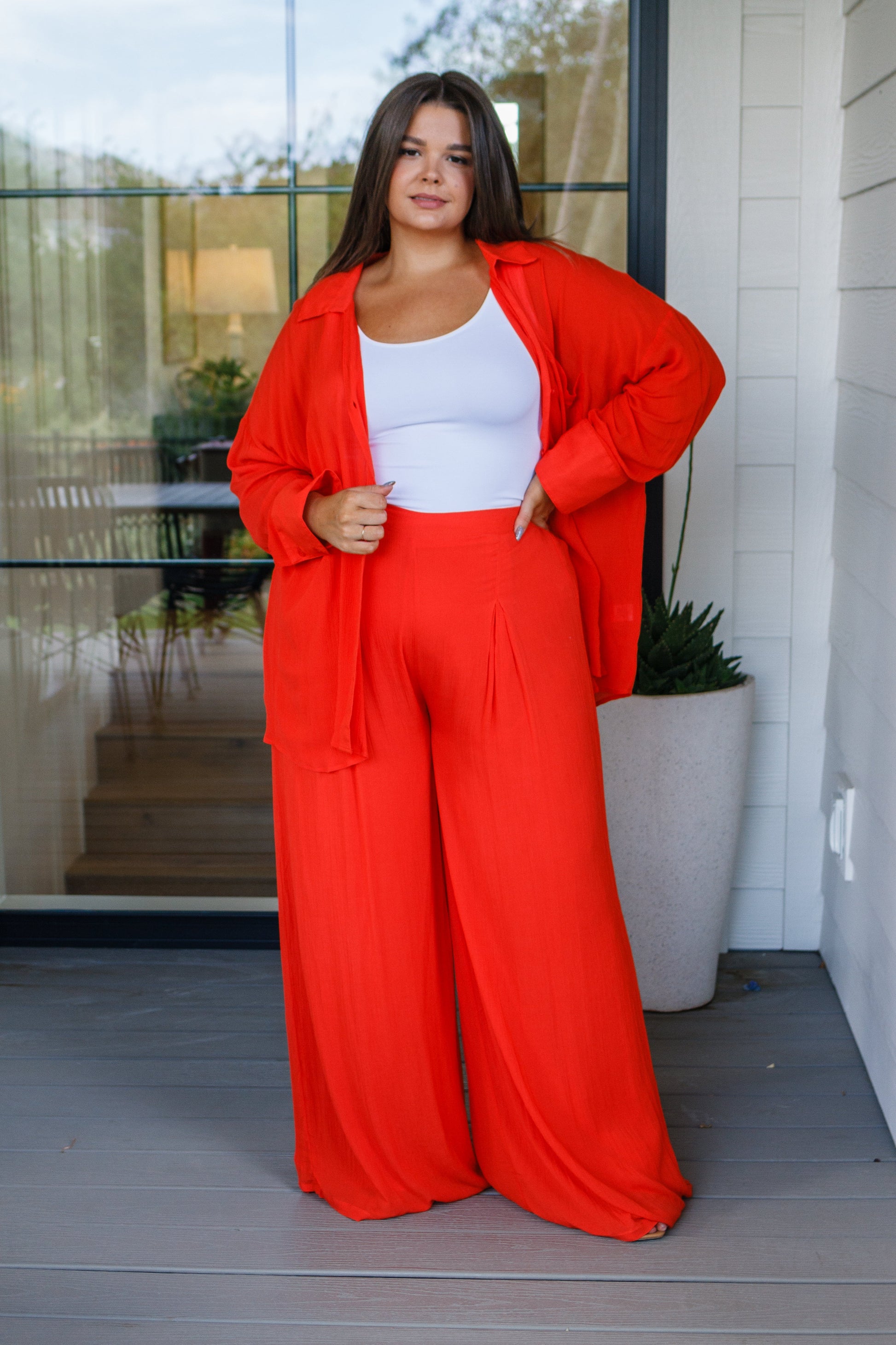 Not So Subtle Wide Leg Pants - Shop All Around Divas