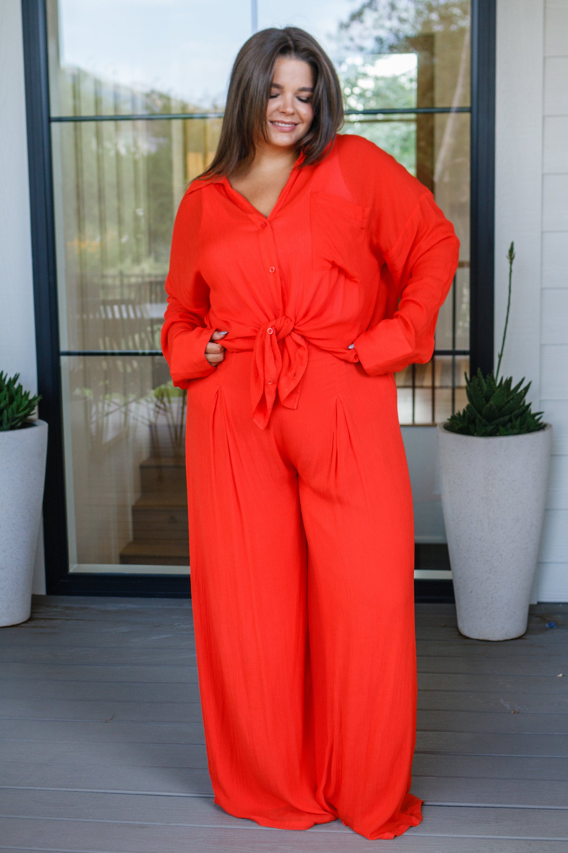 Not So Subtle Wide Leg Pants - Shop All Around Divas